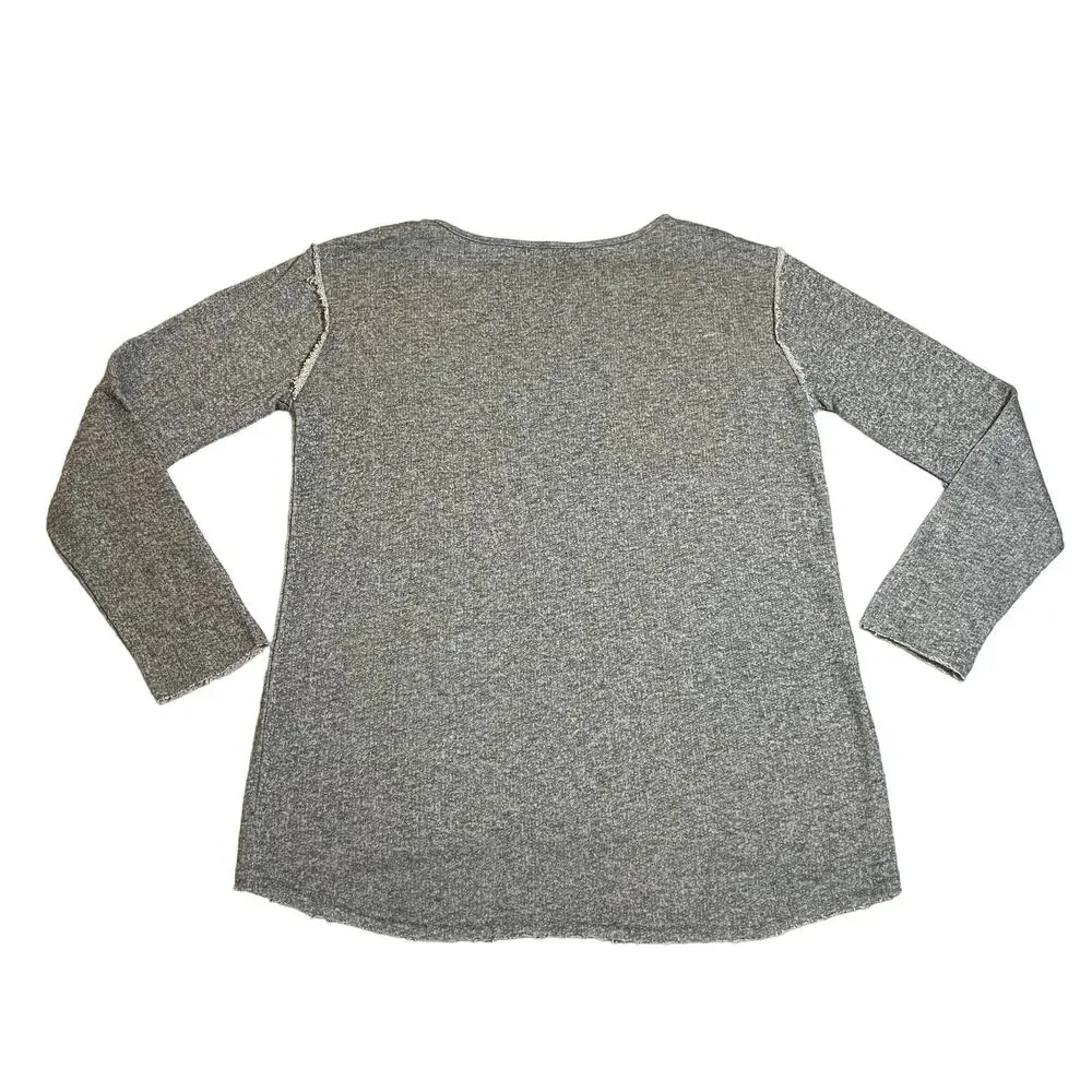Romeo & Juliet Couture Embellished Shoulder Relaxed Fit Sweatshirt Size Small